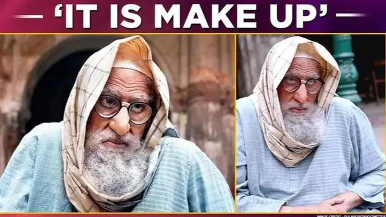 'Yes, the nose is fake', says Amitabh Bachchan on his 'Gulabo Sitabo' look Amitabh Bachchan