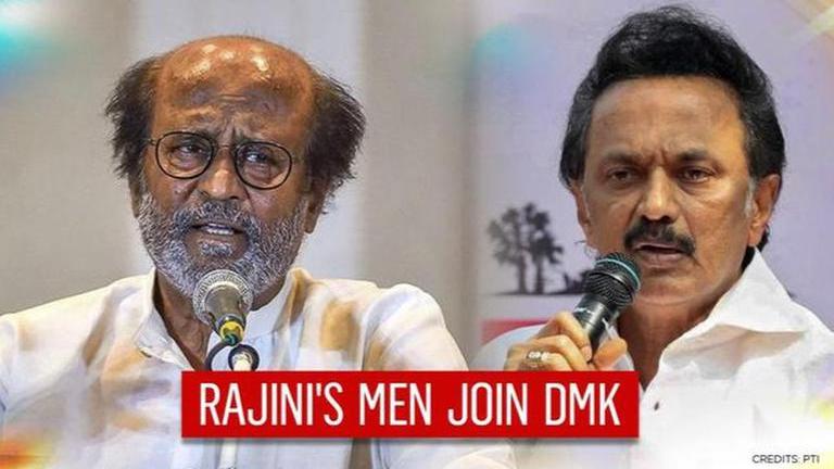 Rajinikanth's shelved Makkal Mandram members join DMK in presence of MK ...