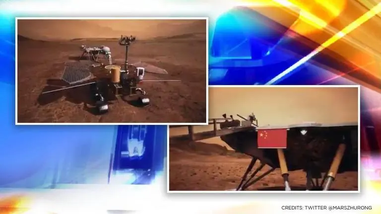 China's space agency releases first images of Mars taken by Zhurong rover | See pics China