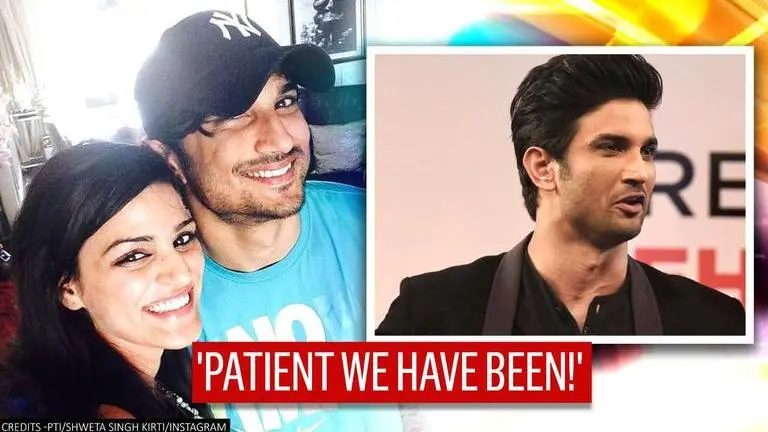 Sushant's sister Shweta Singh Kirti shares 'literal meaning of Patience' in heartfelt poem