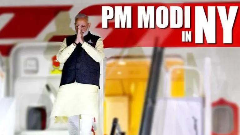 PM Narendra Modi arrives in New York for UN General Assembly session PM Modi