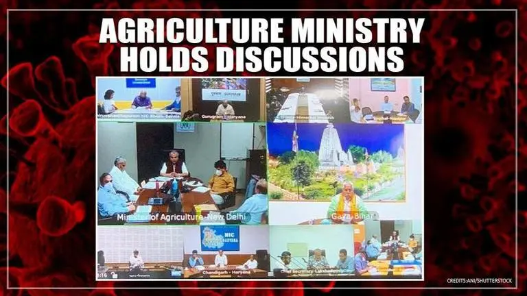 Agriculture Minister discusses farmers' Covid lockdown issues with state counterparts COVID-19