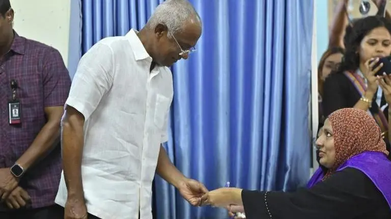Maldives presidential runoff gives pro-China opposition surprise lead with more than 46% votes