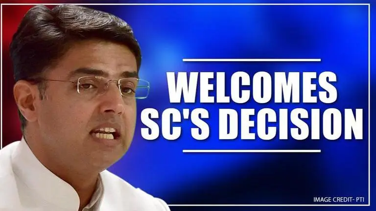 Sachin Pilot welcomes SC's decision directing EC to conduct last phase of Panchayat polls Sachin