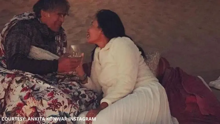 Milind Soman's wife Ankita Konwar shares throwback pictures during social distancing Milind Soman