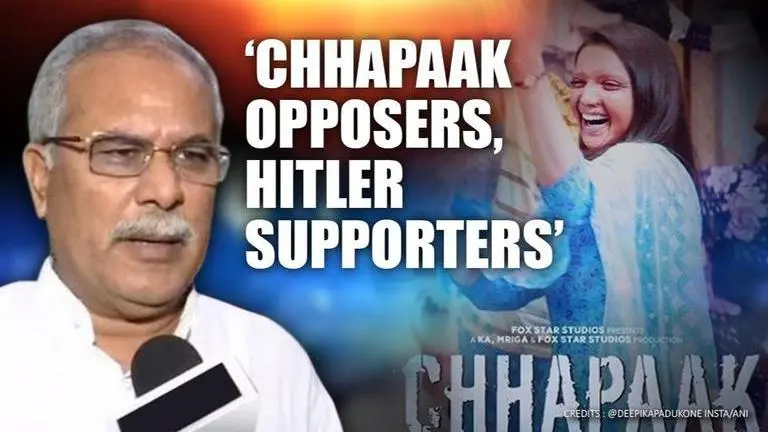 'Chhappak opposers' are 'Hitler supporters': Chhattisgarh CM doubles down on tax exemption Bhupesh Baghel