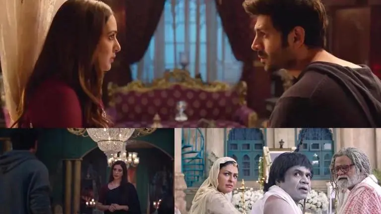 Bhool Bhulaiyaa 2 Trailer: Kartik perfects Tantrik avatar, Kiara wows as possessed spirit Bhool Bhulaiyaa 2, Bhool Bhulaiyaa 2 trailer, Kiara Advani, Kartik Aaryan, Tabu
