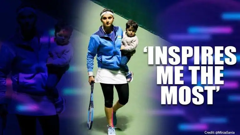 Sania Mirza’s picture with son Izhaan just before historic win breaks the internet Sania Mirza