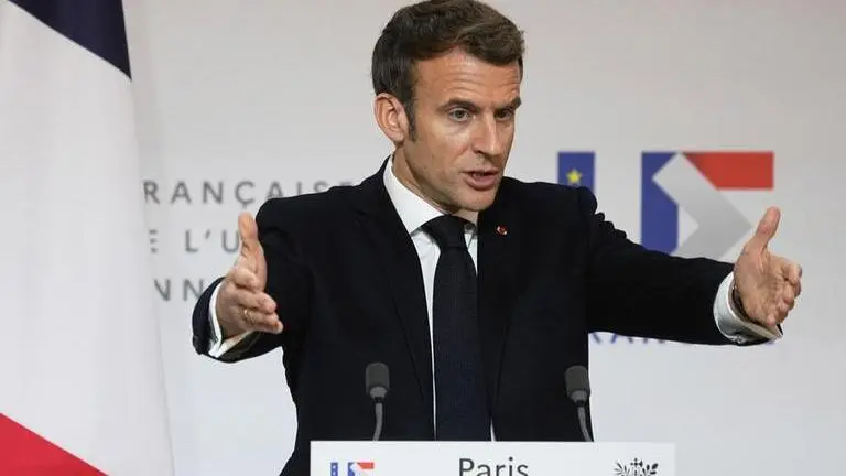 French President urges troops to maintain 'moral strength' amid ongoing Russia-Ukraine war Macron