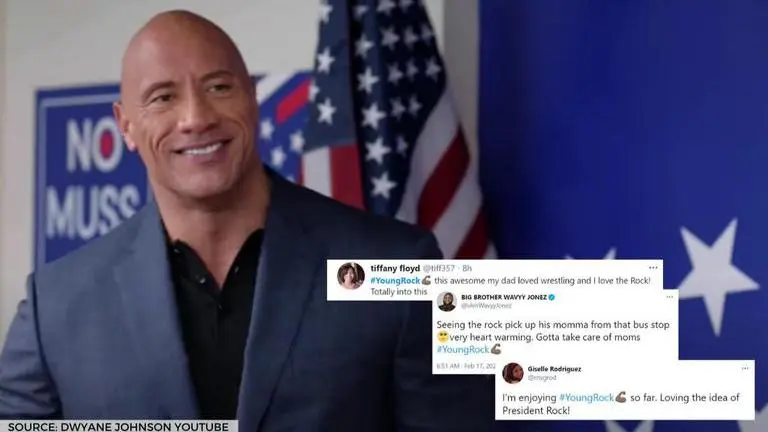 Dwayne Johnson starrer 'Young Rock' has got the audiences gushing Dwayne Johnson