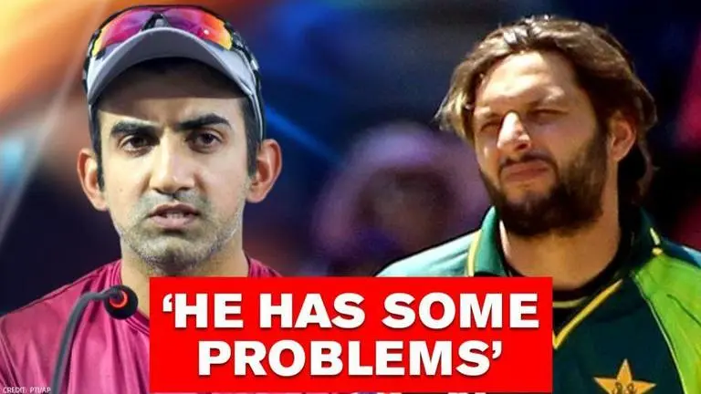 Shahid Afridi reveals why he likes Gautam Gambhir as a cricketer but not as a person Shahid Afridi