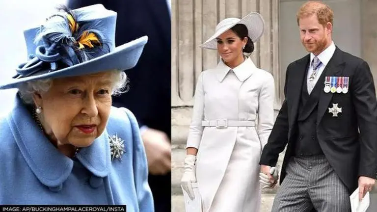 Meghan Markle & Prince Harry skip final events of Queen Elizabeth's Platinum Jubilee Meghan Markle, Prince Harry, Queen Elizabeth