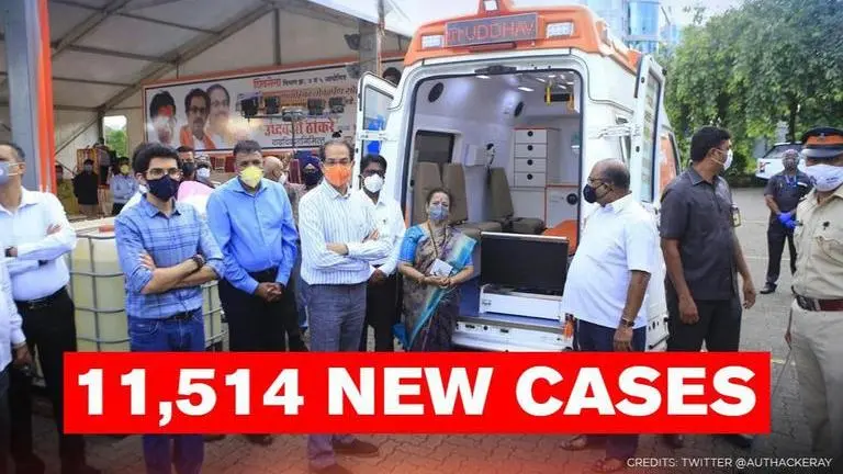 Maharashtra COVID-19 cases zoom by a record 11,514; Thane district crosses 1 lakh-mark Maharashtra