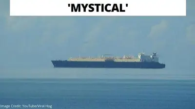 Woman in New Zealand shares a stunning clip of ship floating in the air, netizens amused woman