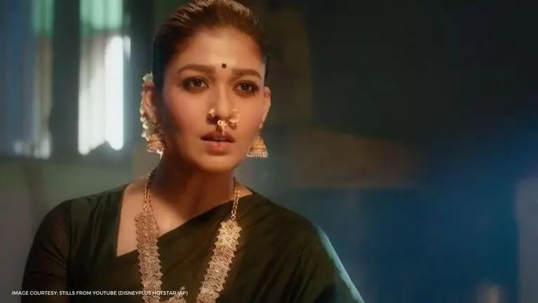 'Mookuthi Amman' trailer reopens the God Vs Godmen concept; Nayanthara & Urvashi shine mookuthi amman trailer