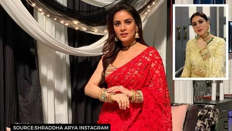 'Kundali Bhagya' actor Shraddha Arya dons ethnic look, Sara Khan calls her 'stunner' Kundali Bhagya