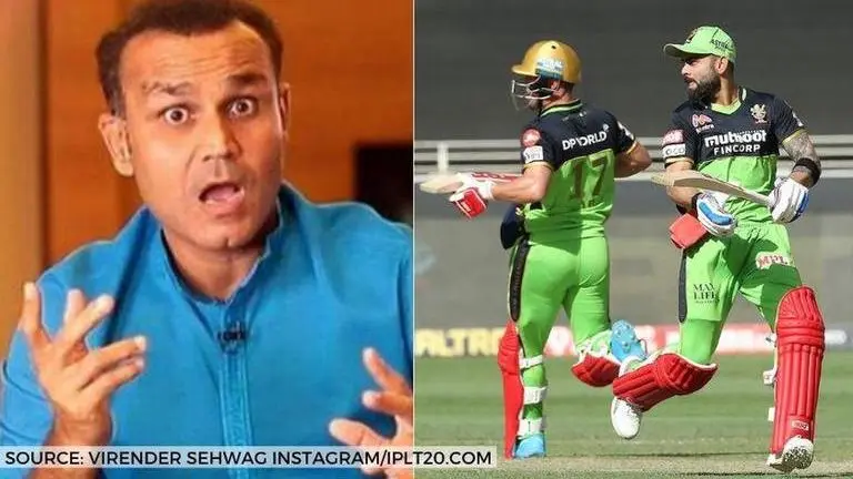 Virender Sehwag mocks Virat Kohli, AB de Villiers for low strike rates against Chennai Virender Sehwag