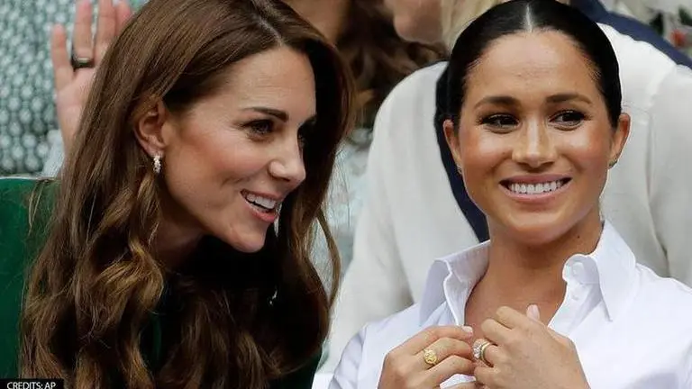 Meghan Markle made 'elegant peace offering' to Kate after Royal wedding spat, claims book Meghan Markle