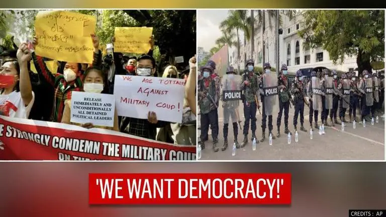 Myanmar: Thousands rally for the second day in defiance of military coup Myanmar