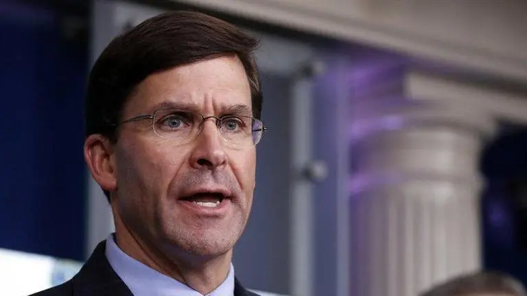 Pentagon spokesman Jonathan Hoffman denies reports of Mark Esper's resignation Pentagon