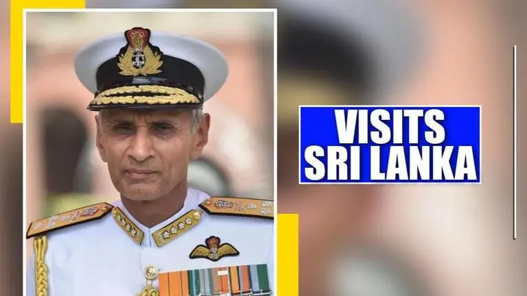 Indian Navy Chief leaves for Sri Lanka on a 4 day visit to strengthen bilateral relations Indian Navy
