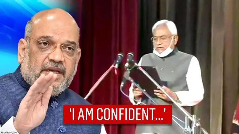 Amit Shah wishes Nitish Kumar, says will bring 'self-reliance' to Bihar along with PM Modi Amit Shah