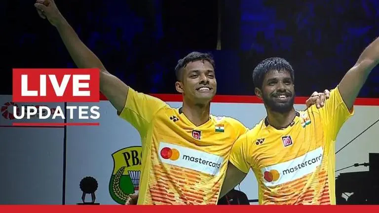 Indonesia Open 2023 Finals Highlights: Chirag, Satwiksairaj win 1st-ever Super 1000 title Indonesia Open 2023, Chriag Shetty, Satwiksairaj Ranjireddy
