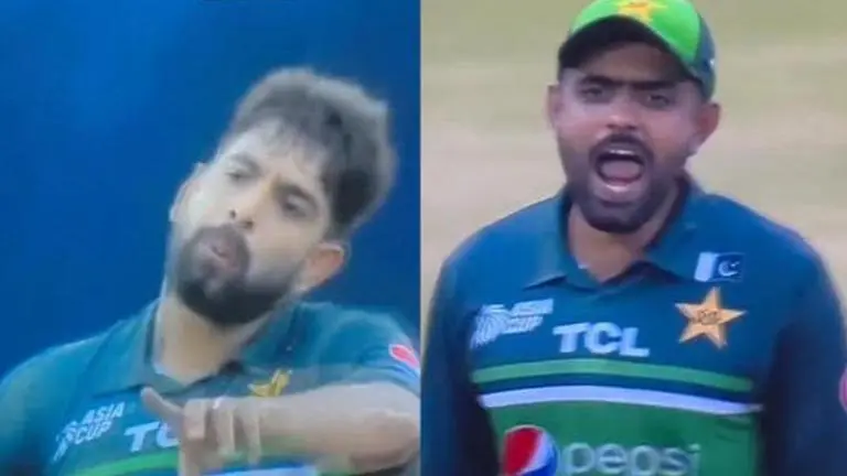 WATCH: KL Rahul can't stop smiling after Babar Azam scolds Haris Rauf over DRS call KL Rahul, IND vs PAK, India vs Pakistan