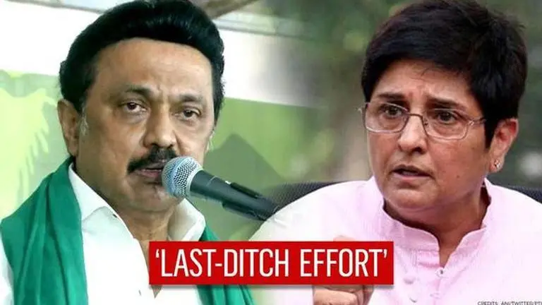 Stalin says Kiran Bedi's removal as L-G too late; 'Puducherry will not forgive or forget' MK Stalin