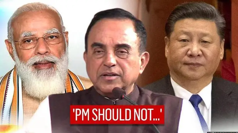 Subramanian Swamy tells PM Modi to avoid meeting Xi; 'Send Rajnath & tell China to vacate' Subramanian Swamy