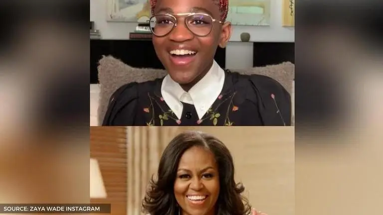 Michelle Obama praises Dwyane Wade's daughter for embracing truth in heartwarming video michelle obama