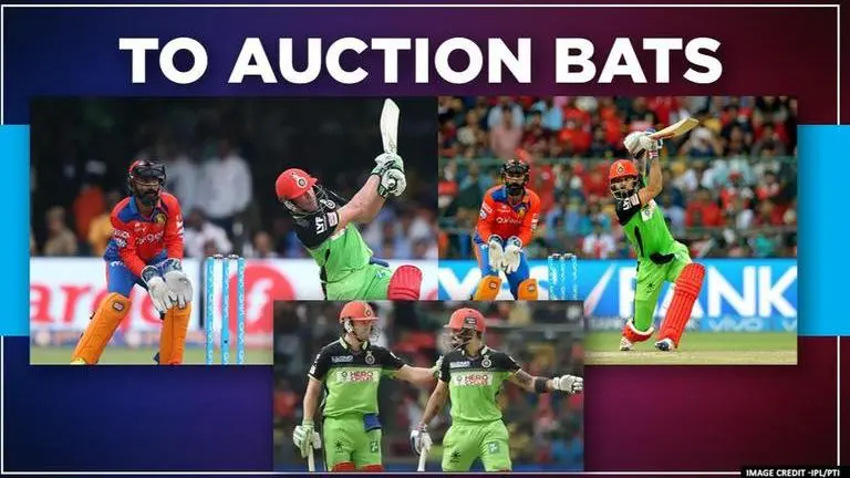 Virat Kohli, AB de Villiers to auction bats and gloves from iconic IPL 2016 match Kohli