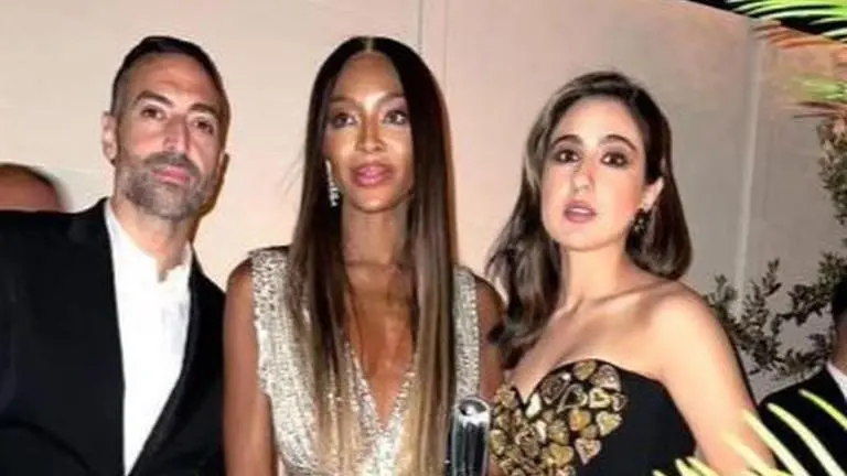 Sara Ali Khan, Naomi Campbell pose together at Cannes 2023 red carpet Sara Ali Khan and Naomi Campbell