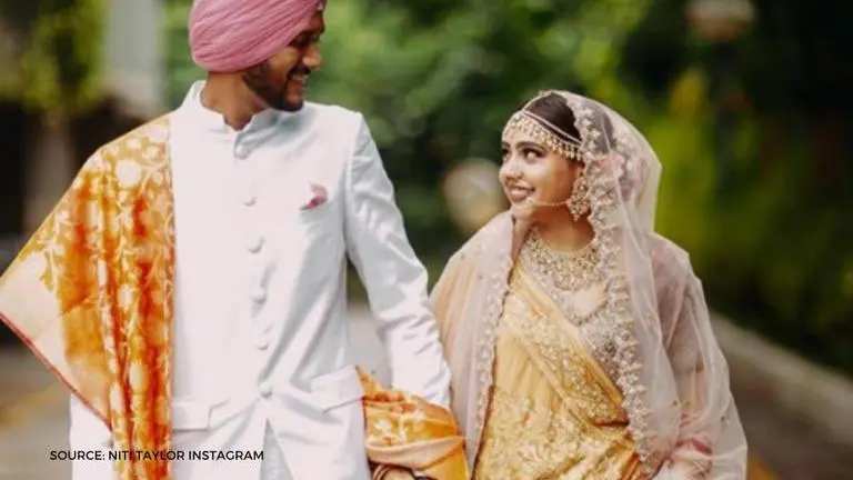 Niti Taylor celebrates first Karwa Chauth, shares pictures from Sargi with husband niti taylor