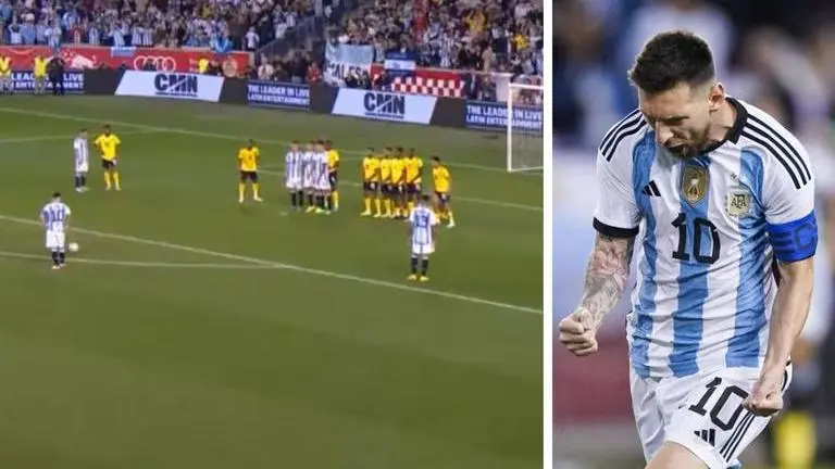 Lionel Messi scores superb grounded free-kick goal for Argentina vs Jamaica; WATCH Lionel Messi, Argentina vs Jamaica