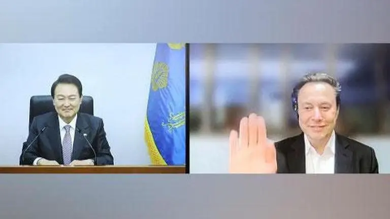 Elon Musk speaks to South Korea's Yoon, names Seoul among top candidates for EV investment Elon Musk and Yoon