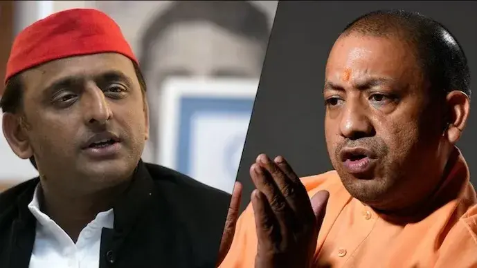 SP Chief Akhilesh Yadav & CM YOGI