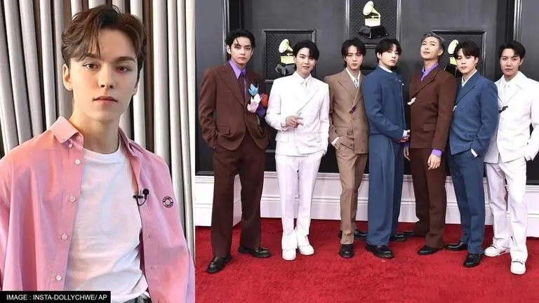 Seventeen’s Vernon shuts down comparison to BTS, clarifies band's debut time frame Seventeen Vernon