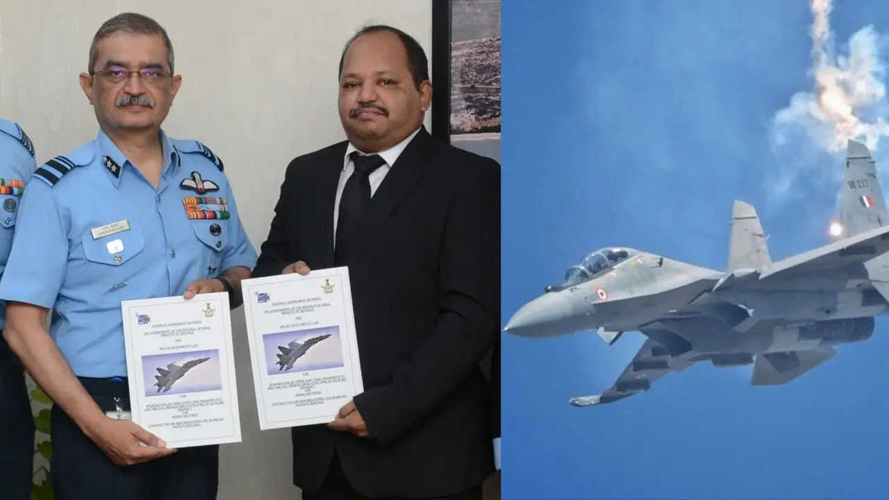 Defence Ministry Inks Deal for Su-30 MKI Simulator Upgrade to Integrate Indigenous Weapons for IAF Defence Ministry inks deal for Sukhoi Su-30 simulator upgrade.