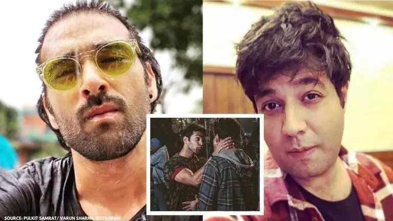 Pulkit Samrat's 'Fukrey' BTS is all about 'Hunny Choocha ka true love'; Richa reacts Pulkit Samrat AND Varun Sharma