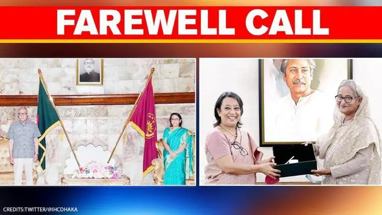 India's outgoing envoy hands PM's B'Day note to Sheikh Hasina; meets Bangladesh President Bangladesh