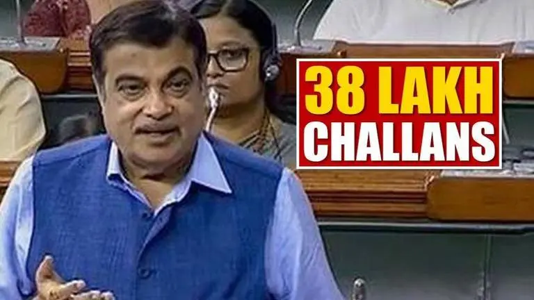 New Motor Vehicles Act cut 38 lakh challans, garnered fines worth Rs 577 Cr: Gadkari Nitin Gadkari