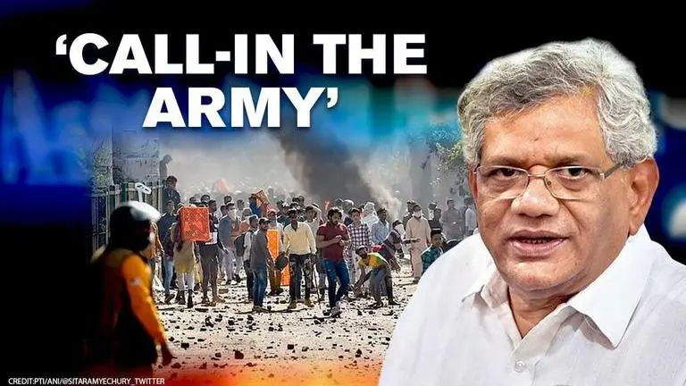 Delhi Violence: Sitaram Yechury recommends bringing Army in as confidence-building measure Sitaram Yechury