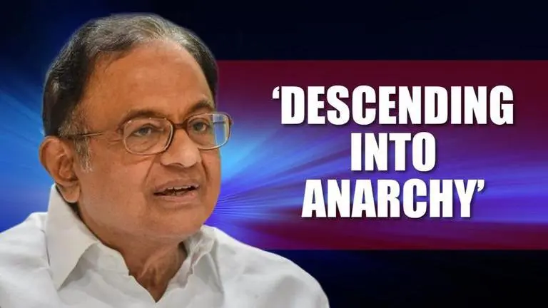 Chidambaram says 'JNU violence most clinching evidence that India descending into anarchy' JNU