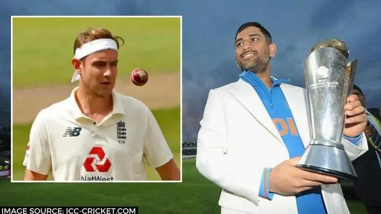 Stuart Broad's reply to ICC recalling MS Dhoni's CT 2013 moment steals the show Stuart Broad
