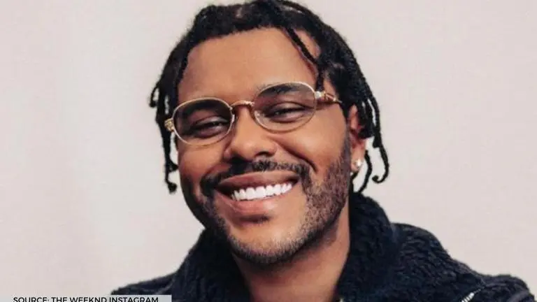 The Weeknd shows off his well-decorated Christmassy house for Jingle Ball Performance the weeknd