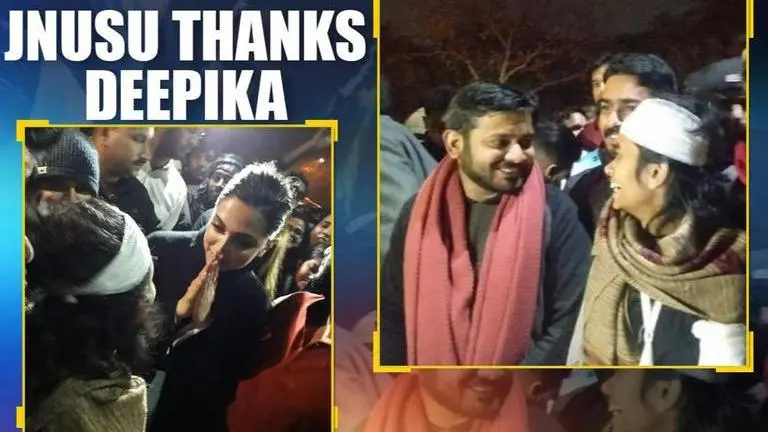 JNUSU thanks Deepika Padukone for her campus visit, says 'Women stand together in crisis' JNUSU