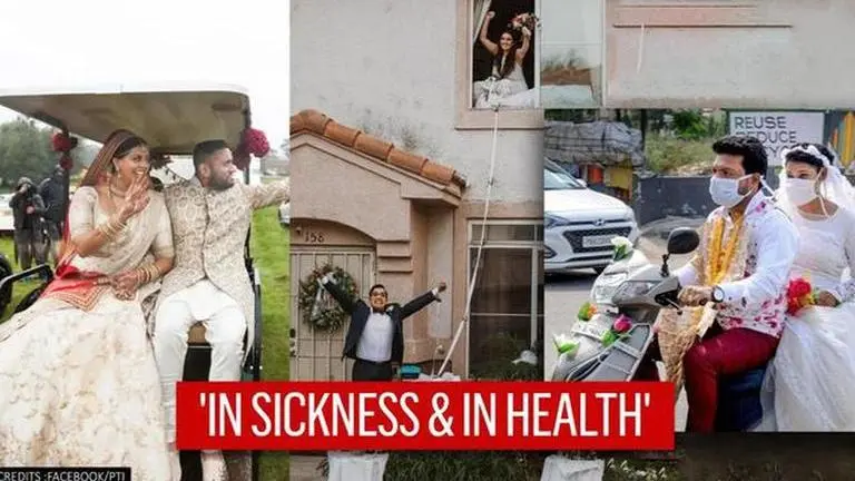 Love in time of Covid: 10 quirky Lockdown weddings that trumped the pandemic in 2020 Quirky marriages in 2020