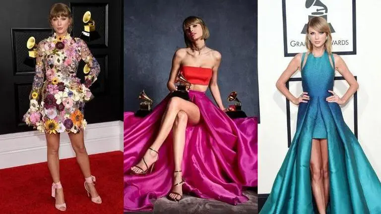Taylor Swift's Grammy outfits from 2008 to 2021 | See pictures taylor swift's grammy dress