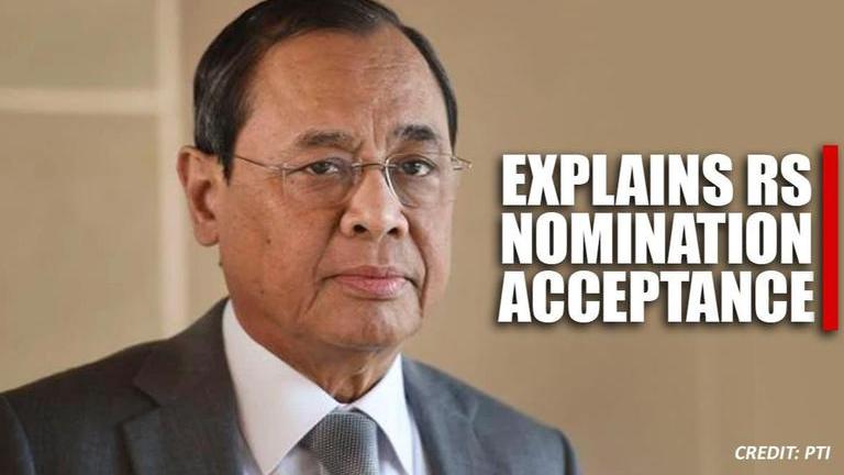 BIG: Former CJI Ranjan Gogoi explains why he accepted his nomination to ...